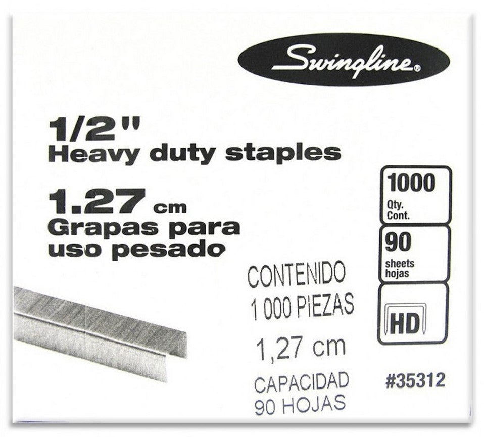 Grapa Uso Pesado H.Duty ½" 90 Hojas SF-13 c/1000 ACCO® P5700 [Caja] 74711353120