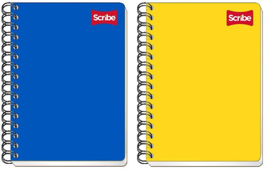 Cuaderno f/FrancesaEspira Espiral 100 hojas Doble Raya Scribe® 1604 [Pieza] 7501017340163