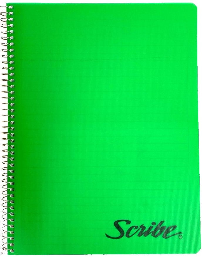 Cuaderno Profesional Espi Espiral Cubierta Plástico 100 hojas Mixto Scribe® 2907 Pieza 7501017349845