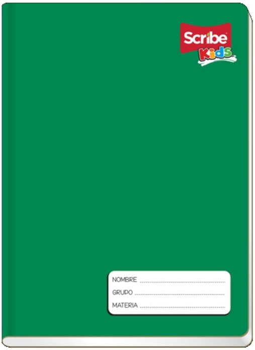 Cuaderno f/FrancesaCosido Cosido Kid's 100 hojas Cuadro 5mm Scribe® 72342 [Pieza] 7501017345960