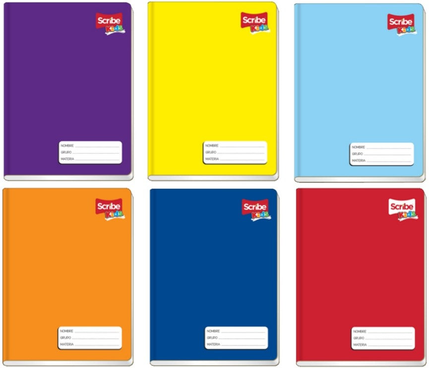 Cuaderno f/FrancesaCosido Cosido Kid's 100 hojas Cuadro 7mm Scribe® 72343 [Pieza] 7501017345977 2