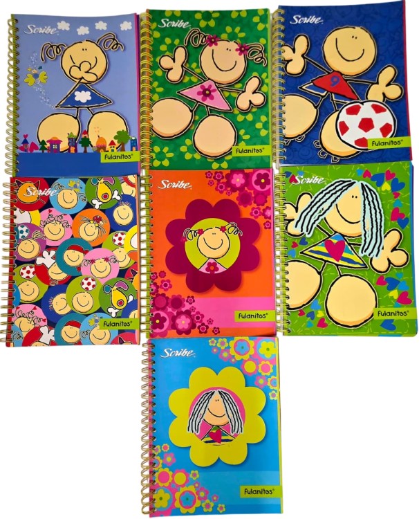 Cuaderno Profesional Espi Fulanitos Semi Rigida 100 hojas Raya Scribe® 4920 [Pieza] Imagen secundaria del producto