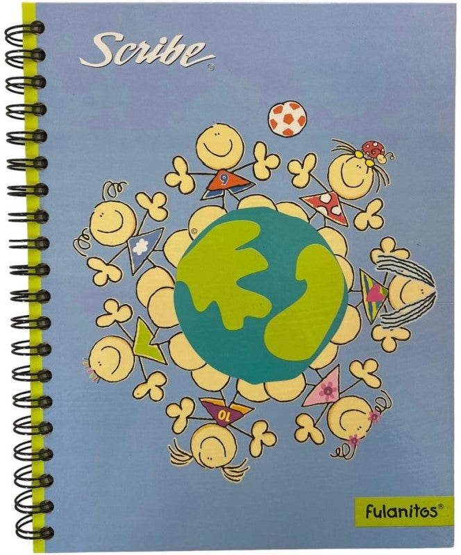 Cuaderno Profesional Espi Fulanitos Pasta Dura 100 hojas Raya Scribe® 5370 Pieza 7506129400002