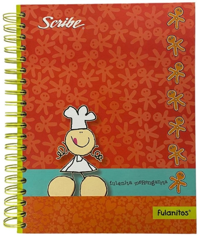 Cuaderno Profesional Espi Fulanitos Pasta Dura 200 hojas Raya Scribe® 5380 Pieza 7506129400125