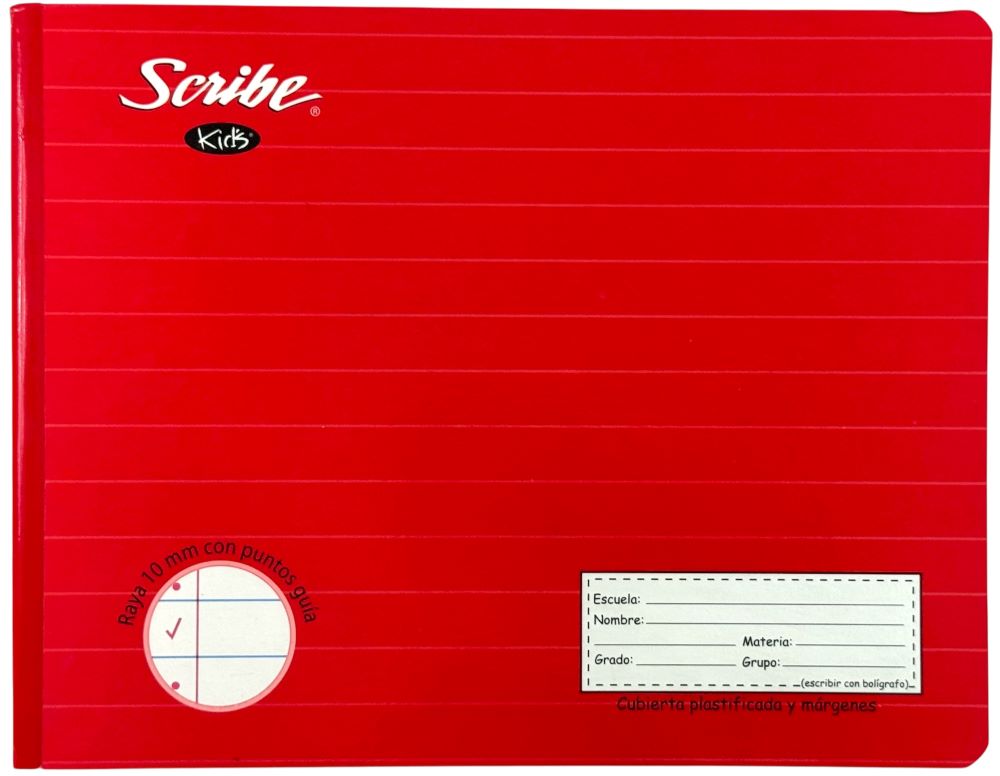 Cuaderno Preescolar Itali Cosido Kid's Semi Rigida 100 hojas Raya 10mm Scribe® 2501 [Pieza] 7506129404284