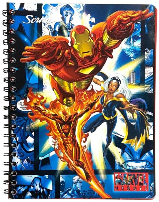 Cuaderno Profesional Espi Marvel Heroes Espiral 100 hojas Raya Scribe® 5200 Pieza 7506129406066