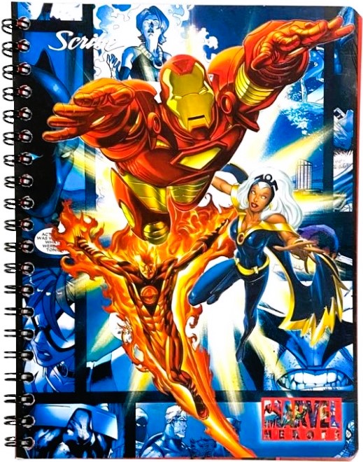 Cuaderno Profesional Espi Marvel Heroes Espiral 100 hojas Raya Scribe® 5200 [Pieza] 7506129406066 Imagen principal del producto