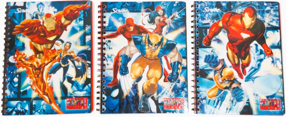Cuaderno Profesional Espi Marvel Heroes Espiral 100 hojas Raya Scribe® 5200 [Pieza] 7506129406066 4