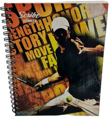Cuaderno Profesional Espi Espiral Doble Sports 100 hojas Cuadro 5mm Scribe® 3312 [Pieza] 7506129407940