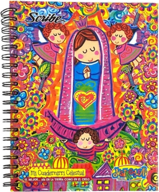 Cuaderno Profesional Espi Espiral Virgensita P.Dura 100 hojas Cuadro 7mm Scribe® 3753 Pieza 75061294
