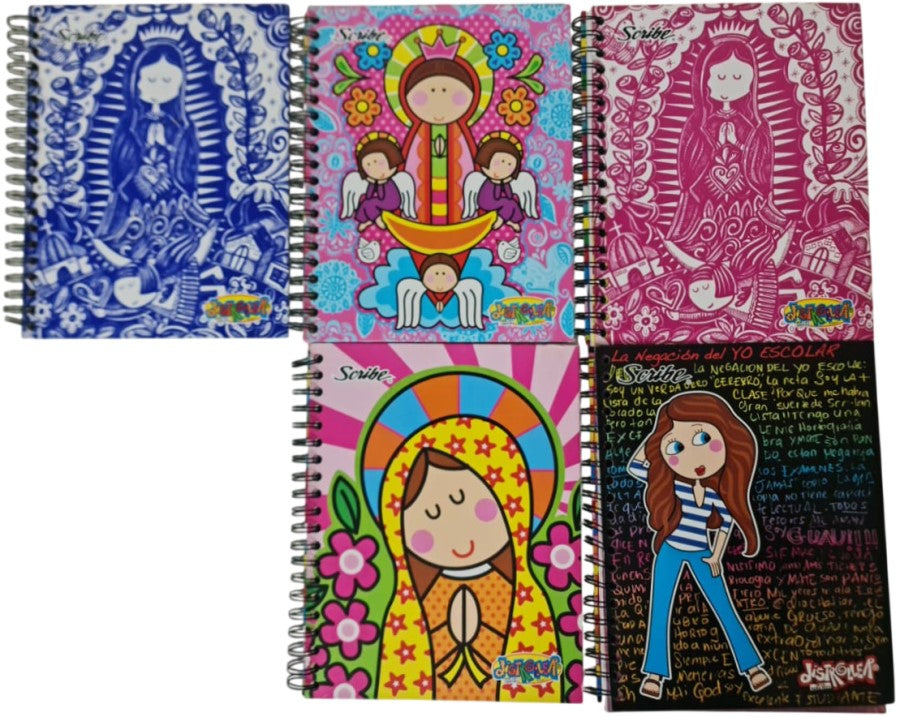 Cuaderno Profesional Espi Espiral Virgensita P.Dura 100 hojas Cuadro 7mm Scribe® 3753 Pieza 75061294