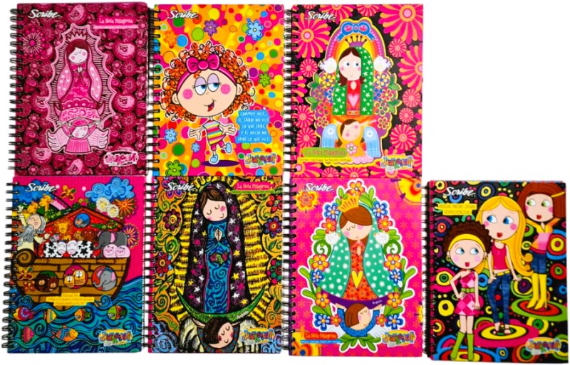 Cuaderno Profesional Espi Espiral Virgensita P.Dura 100 hojas Cuadro 7mm Scribe® 3753 Pieza 75061294