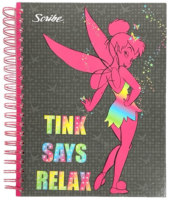 Cuaderno Profesional Espi Pasta Dura TinkerBell 150 hojas Raya Scribe® 5610 [Pieza] 7506129406844
