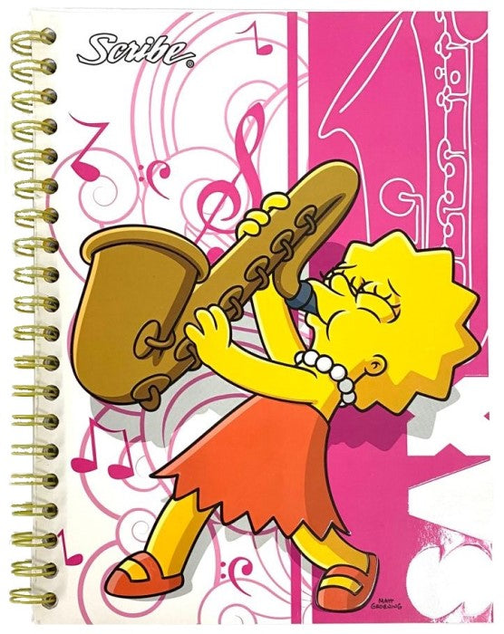 Cuaderno Profesional Espi The Simpsons Pasta Semi-R 100 hojas Raya Scribe® 5090 [Pieza] 7506129407803