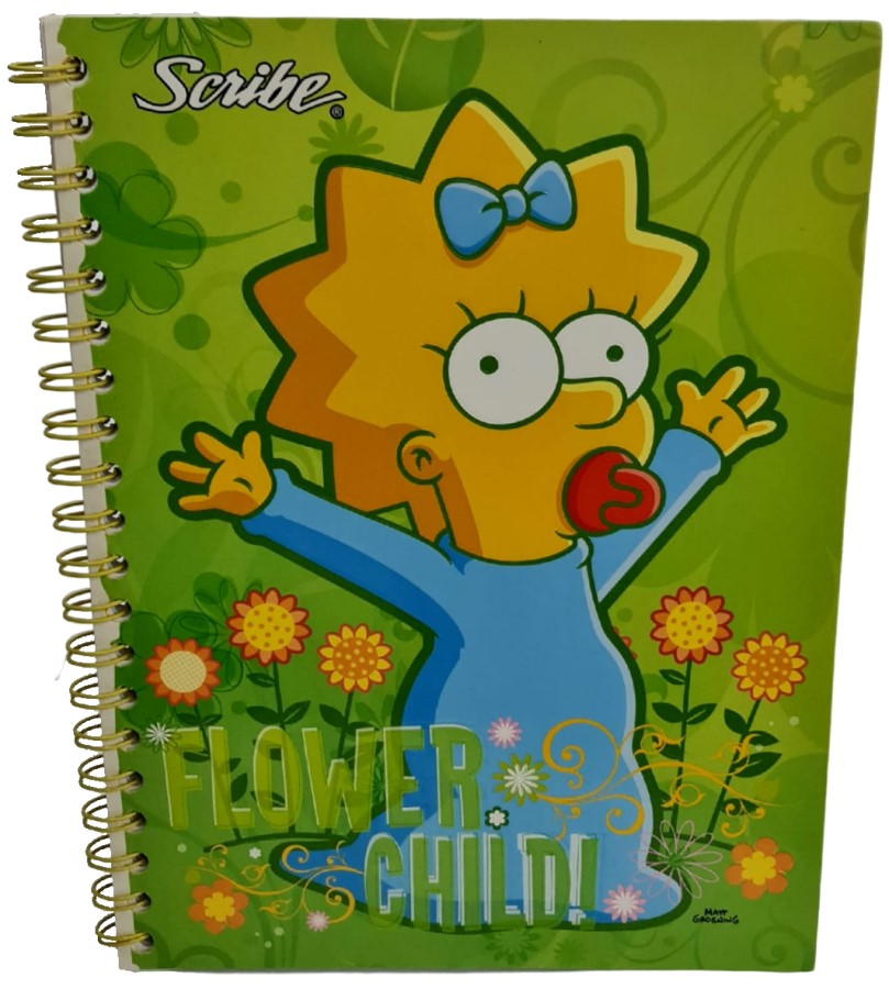 Cuaderno Profesional Espi The Simpsons Pasta Semi-R 100 hojas Cuadro 5mm Scribe® 5092 [Pieza] 7506129407827