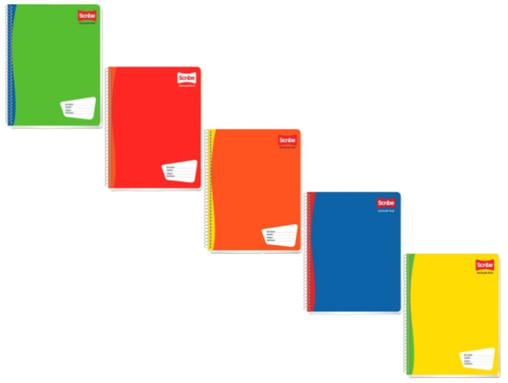 Cuaderno Profesional Espi Espiral Escolar Plus 100 hojas Raya Scribe® 7970 Pieza 7506129430801 02