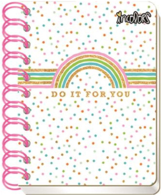 Cuaderno Pocket Espiral Doble Incolors 80 hojas Raya Scribe® 0510 Pieza 7506129447335