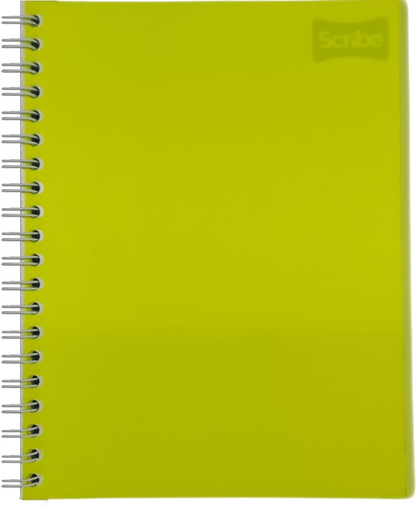 Cuaderno Profesional Espi Espiral Doble Polycover 150 hojas Cuadro 7mm Scribe® 2193 Pieza 7506129430443