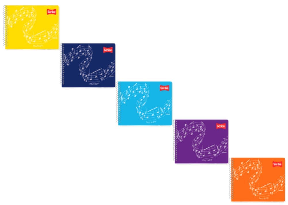 Cuaderno Pautado Espiral f/Italiana 50 hojas Scribe® 1108 [Pieza] 7501017340422 3