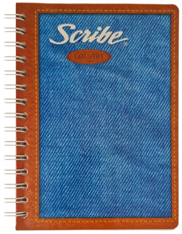 Cuaderno f/FrancesaEspira Espiral PlastificaCountry 100 hojas Cuadro 5mm Scribe® 1222 [Pieza] 7501017342686