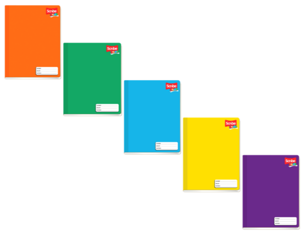 Cuaderno Profesional Cosi Cosido Kid's 100 hojas Cuadro 7mm Scribe® 72443 Pieza 7501017391363 02