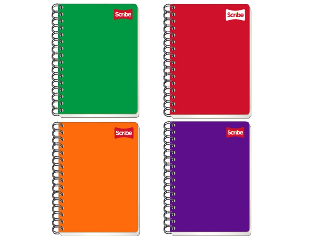 Cuaderno f/FrancesaEspira Espiral 100 hojas Blanco Scribe® 1601 [Pieza] 7501017340132