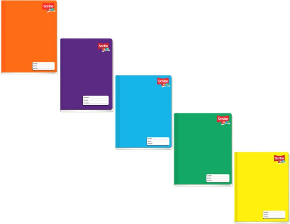 Cuaderno College Cosido Kid's 100 hojas Cuadro 5mm Scribe® 72402 [Pieza] 7501017343614 10