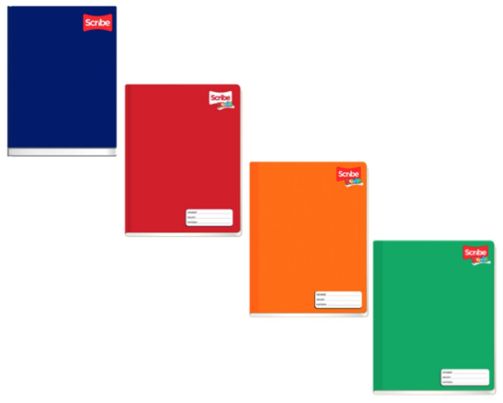 Cuaderno Profesional Cosi Cosido Kid's 100 hojas Doble Raya Scribe® 72445 Pieza 7501017391370 07