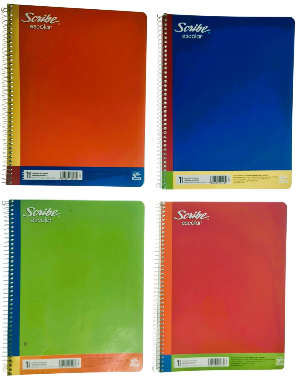 Cuaderno Profesional Espi Escolar 100 hojas Blanco Scribe® 2971 [Pieza] 7501017342983