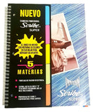 Cuaderno Profesional Espi Ultra Súper 5 Sec. 100 hojas Cuadro 7mm Scribe® Pieza 7501017342464