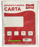 Papel p/Carpeta Carta 3 perforaciones 100 hojas Cuadro 7mm Scribe® 3403 Paquete 7506129408169 01