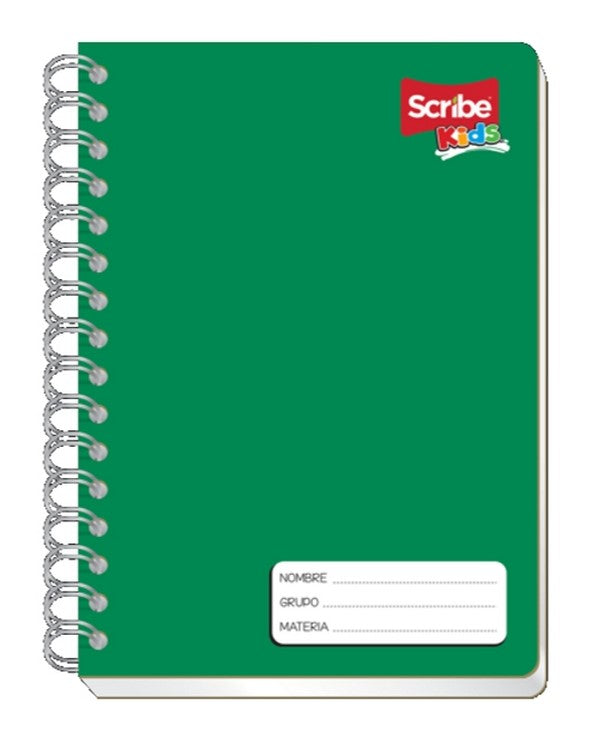 Cuaderno f/FrancesaEspira Espiral Kid"s 100 hojas Cuadro 5mm Scribe® 72322 [Pieza] 7506129402006
