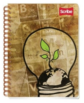 Cuaderno Profesional Espi Espiral Doble Ecológico 100 hojas Cuadro 7mm Scribe® 3803 [Pieza] 7501017343096