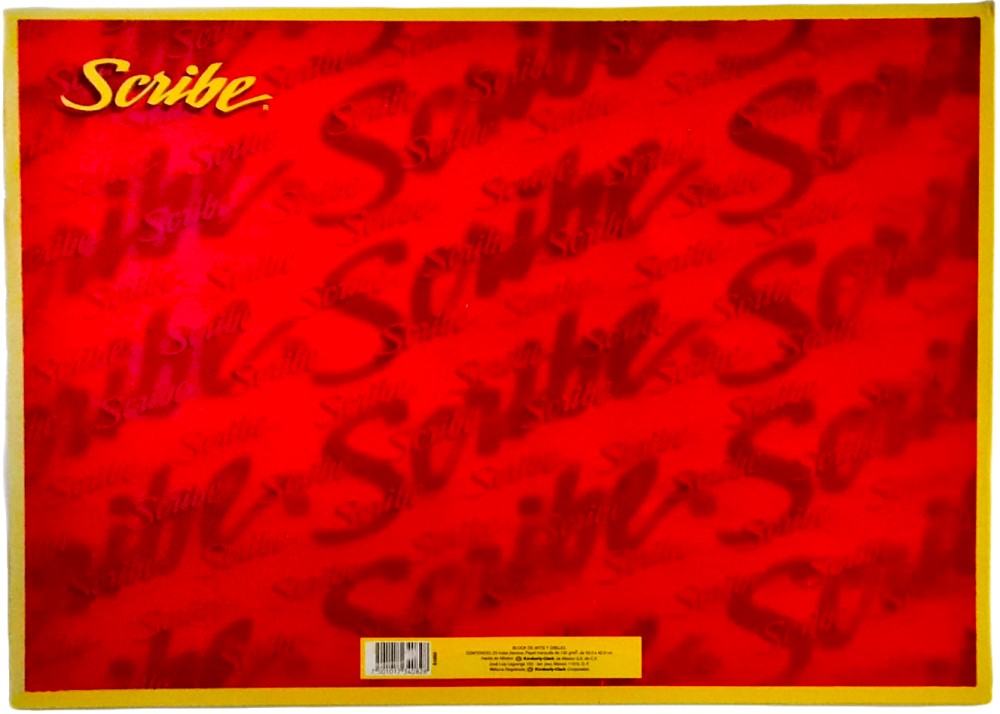 Block p/Arte y Dibujo Marquilla Pegado 20 hojas 59×42cm Scribe® 4950 Pieza 7501017340828 02
