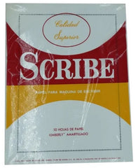 Bond Hojas Amartillado c/Margen c/50 58g Blanco Carta Scribe® Paquete 7501017341016 01