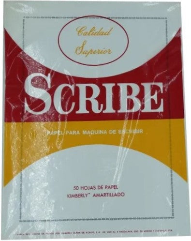 Bond Hojas Amartillado c/Margen c/50 58g Blanco Carta Scribe® 5950 Paquete 7501017341016 03