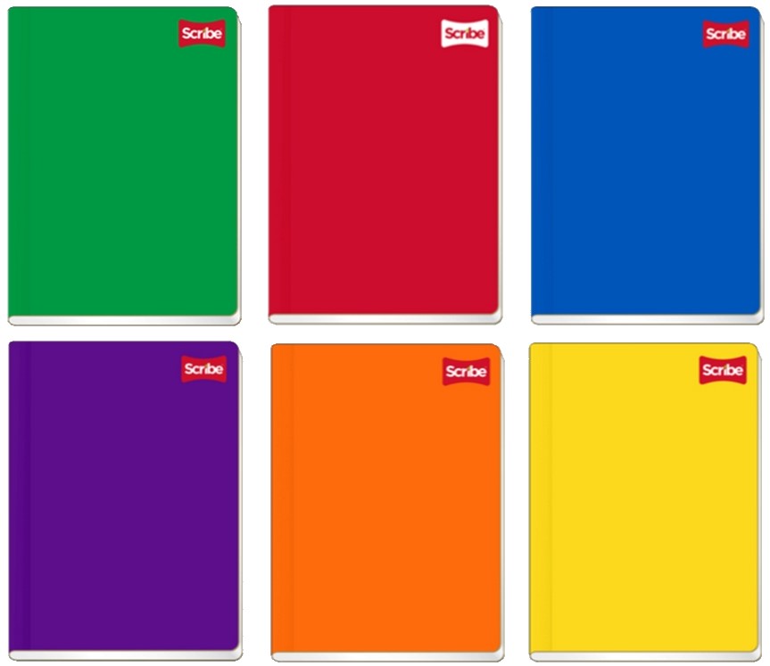 Cuaderno f/FrancesaEngrap Engrapado 100 hojas Cuadro 7mm Scribe® 6233 Pieza 7506129402341 01