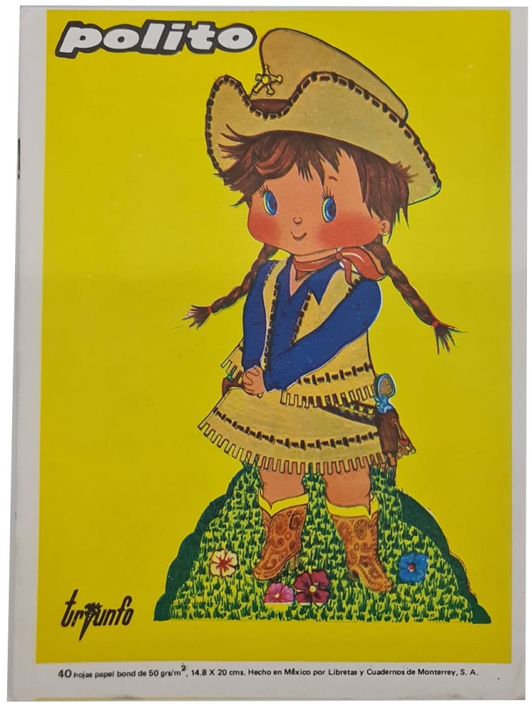 Cuaderno f/FrancesaEngrap Engrapado Polito 40 hojas Raya c/M LyC® [Pieza] Imagen principal del producto