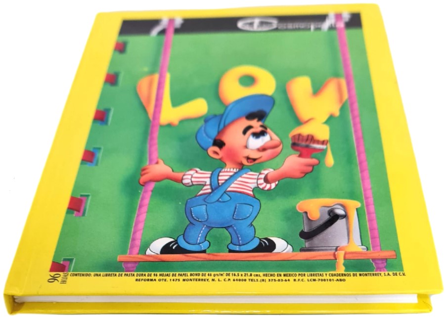 Libreta Pasta Dura Cosmopolita f/Francesa 96 hojas Raya LyC® 2612 2 Manos Pieza 7501017226122 01