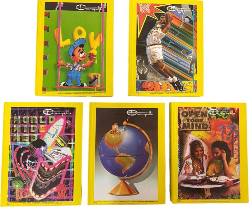 Libreta Pasta Dura Cosmopolita f/Francesa 192 hojas Raya LyC® 2614 4 Manos Pieza 7501017226146 02