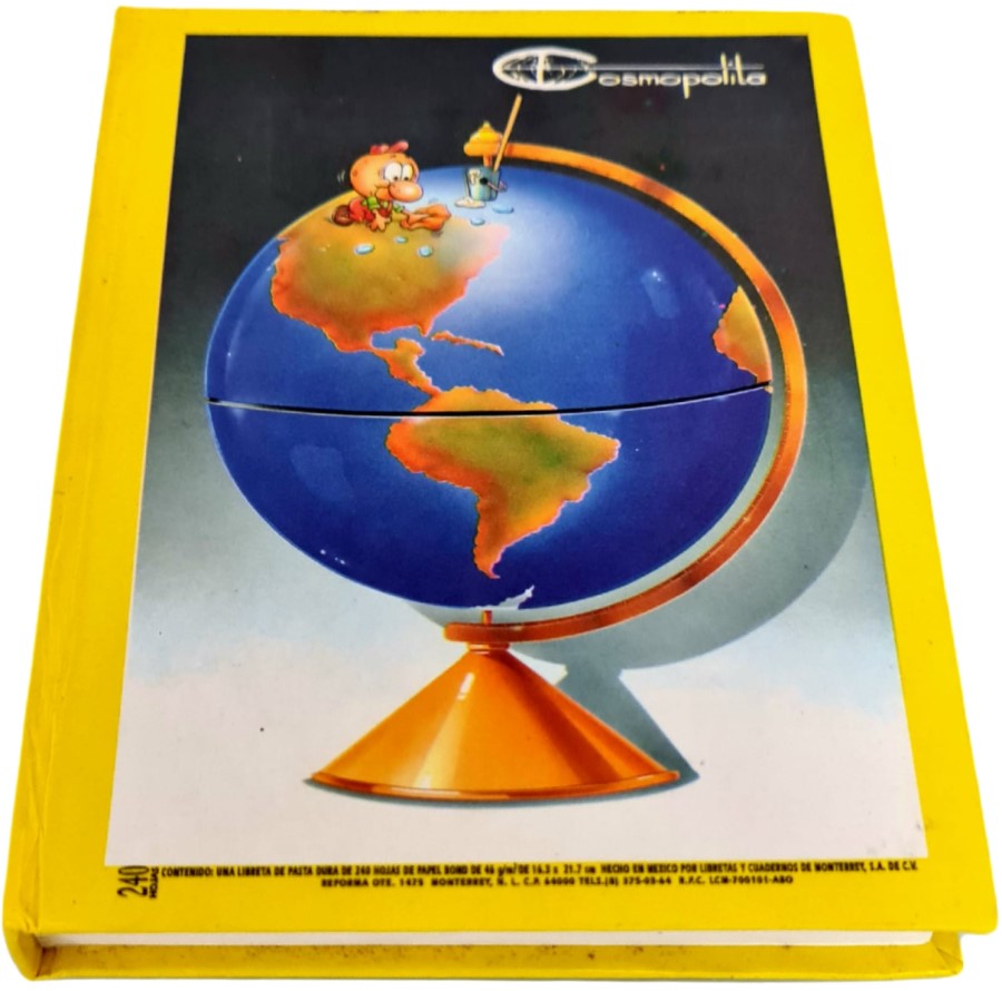 Libreta Pasta Dura Cosmopolita f/Francesa 240 hojas Raya LyC® 2615 5 Manos Pieza 7501017226153 01
