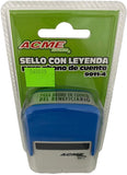 Sello con leyenda Printer Automático "ABONO a CTA" Barrilito® 99114 Pieza 7501214971849 01