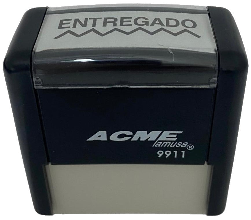 Sello con leyenda Printer Automático "ENTREGADO" 38×14mm Barrilito® 99115 Pieza 7501214971856 01