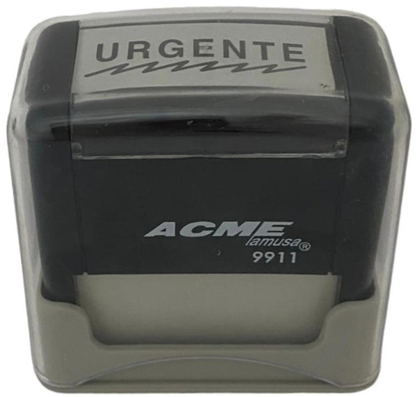 Sello con leyenda Printer Automático "URGENTE" 38×14mm Barrilito® 99116 Pieza 01