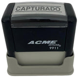 Sello con leyenda Printer Automático "CAPTURADO" Barrilito® 99118 Pieza 01