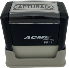 Sello con leyenda Printer Automático "CAPTURADO" 38×14mm Barrilito® 99118 Pieza 02