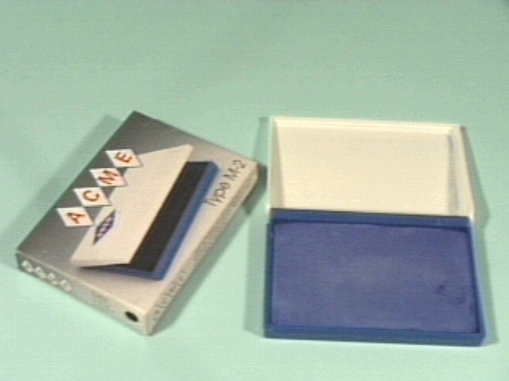 Cojín p/Sellos Plástico M-2 Azul Mediano Barrilito® [Pieza] 7501214974109