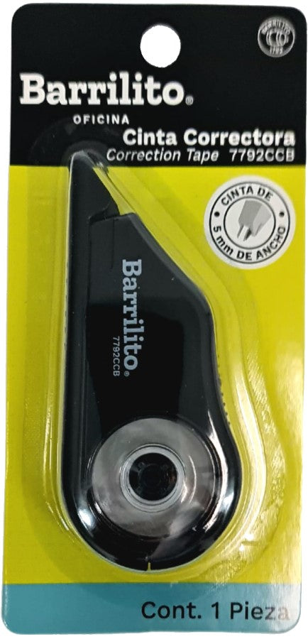 Corrector en Cinta Correction Tape Blanco 5mm×12m Barrilito® 7792CCB [Pieza] 7501214977926 3