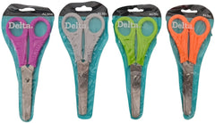 Tijera Escolar Punta Roma Económica en vinilo 5" Colores Delta® AL100 [Pieza] 7501214965398