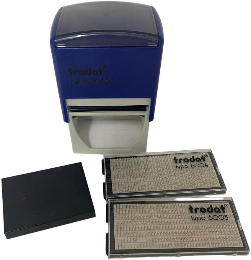 Sello Tinta Automática Printy c/2 Imprentillas 8 Líneas 63×43mm Trodat® 4957 [Pieza] 92399741404 Imagen principal del producto